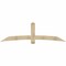 Ekena Millwork Bellingham Rough Sawn Timber Gable Bracket, Douglas Fir, 96"W x 28"H x 2"D x 6"F, 7/12 Pitch GBW096X28X0206BEL00RDF - alternate 1